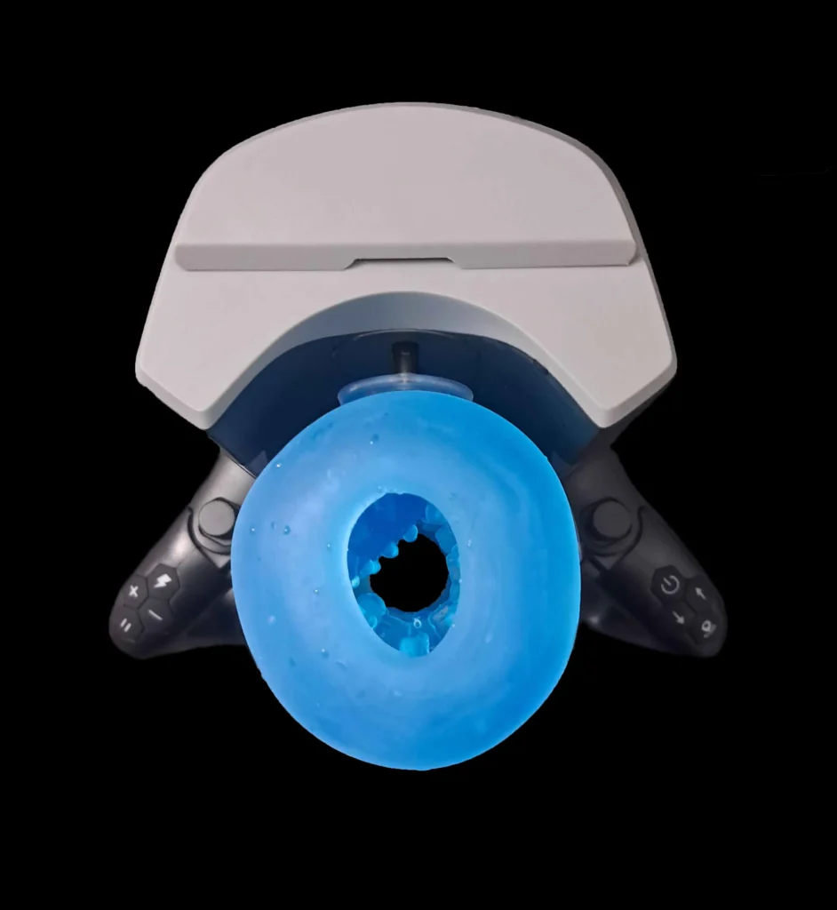 JNPG 男爵 多段點伸縮爆榨 緊度自調 電動飛機杯 產品外觀 電動飛機杯 拆掉內膽外包裝並打開握把 正上方